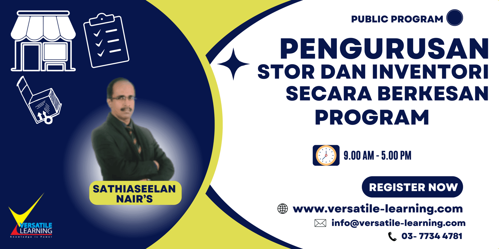 STW 003 – Pengurusan Stor & Inventori Secara Berkesan, 16 & 17 June 2025