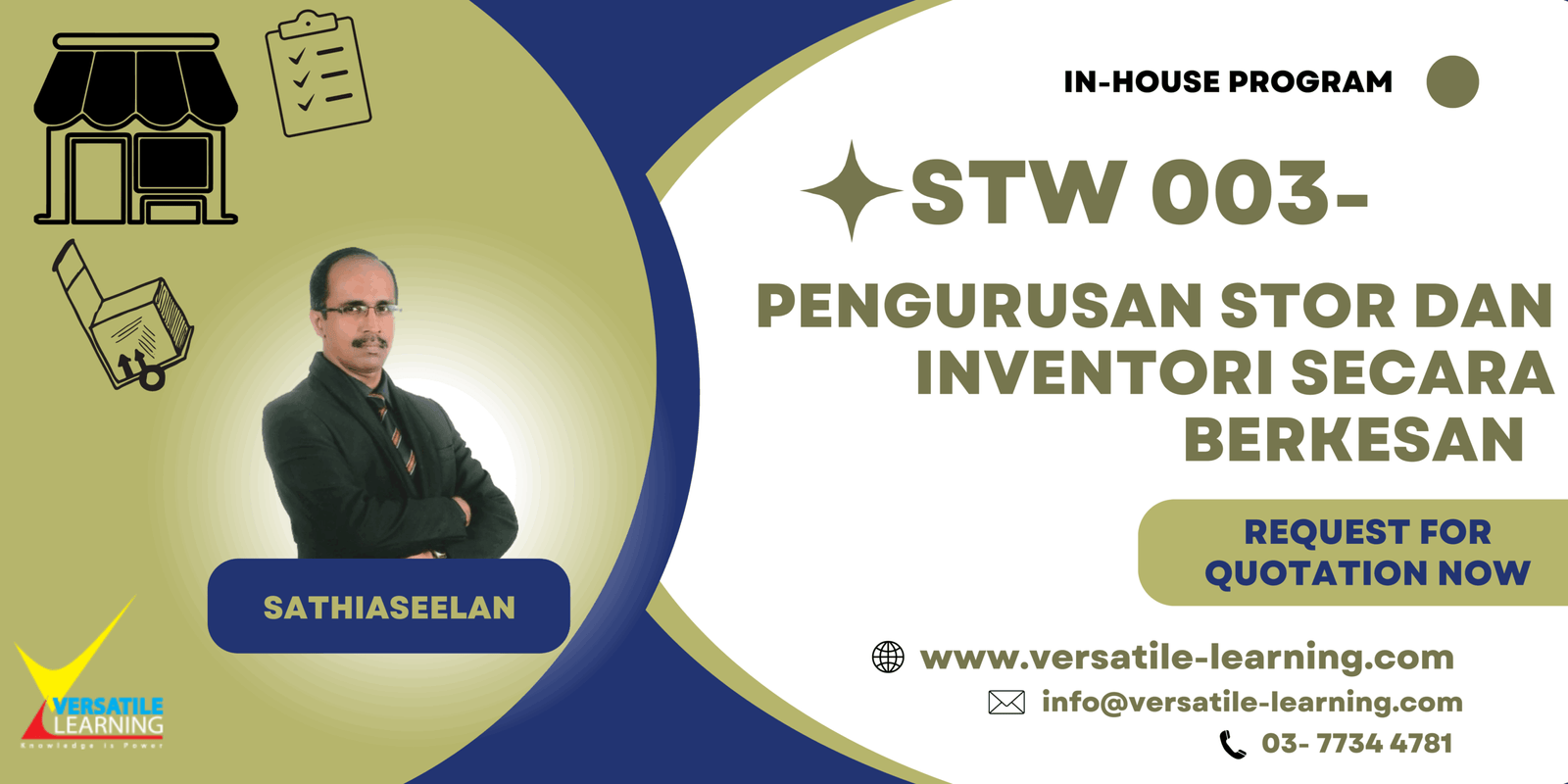 STW 003 – Pengurusan Stor dan Inventori Secara Berkesan
