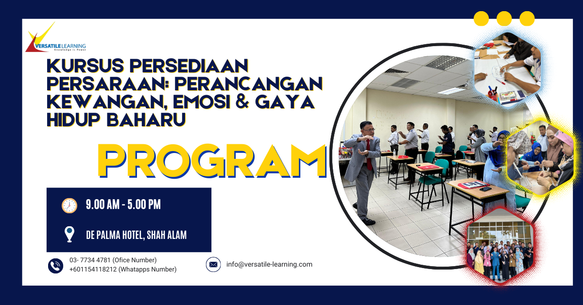 HRM 006 – Kursus Pra Persaraan Membina Persaraan Yang Cemerlang, 10 & 11 November 2025