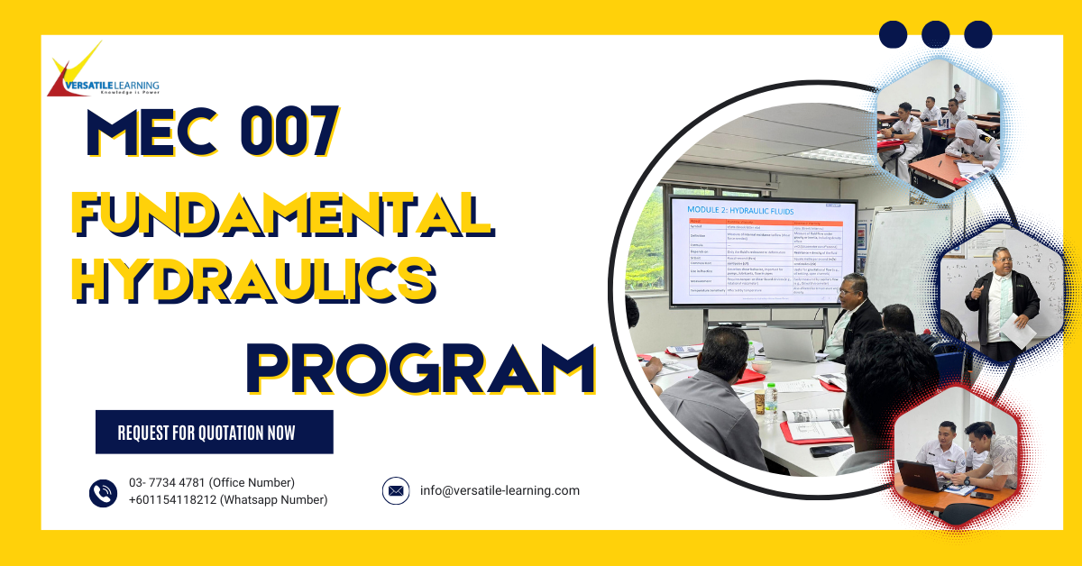 MEC 007 – Fundamental Hydraulics