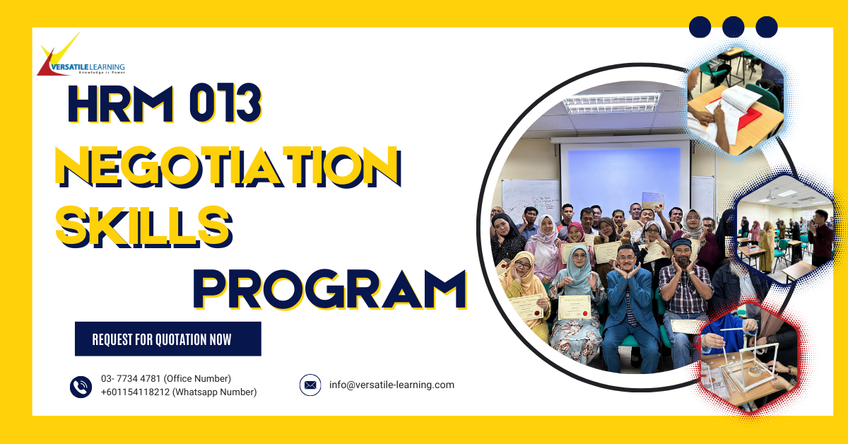 HRM 013 – Perundingan Berkesan dan Pemujukan