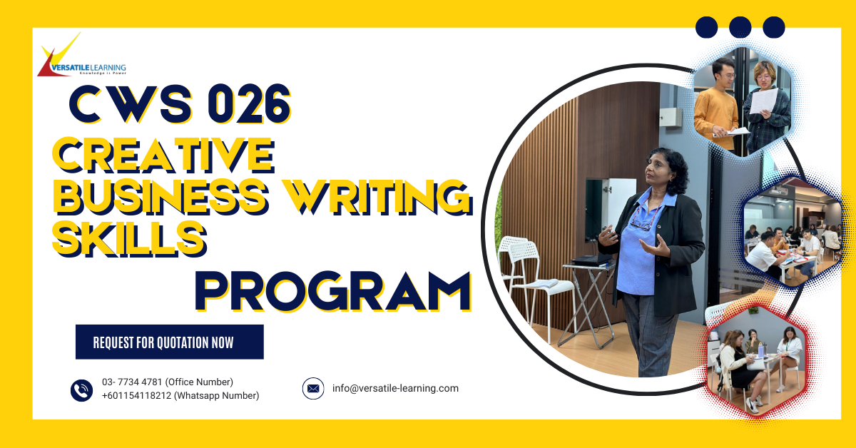CWS 026 – Creative Business Writing Skills