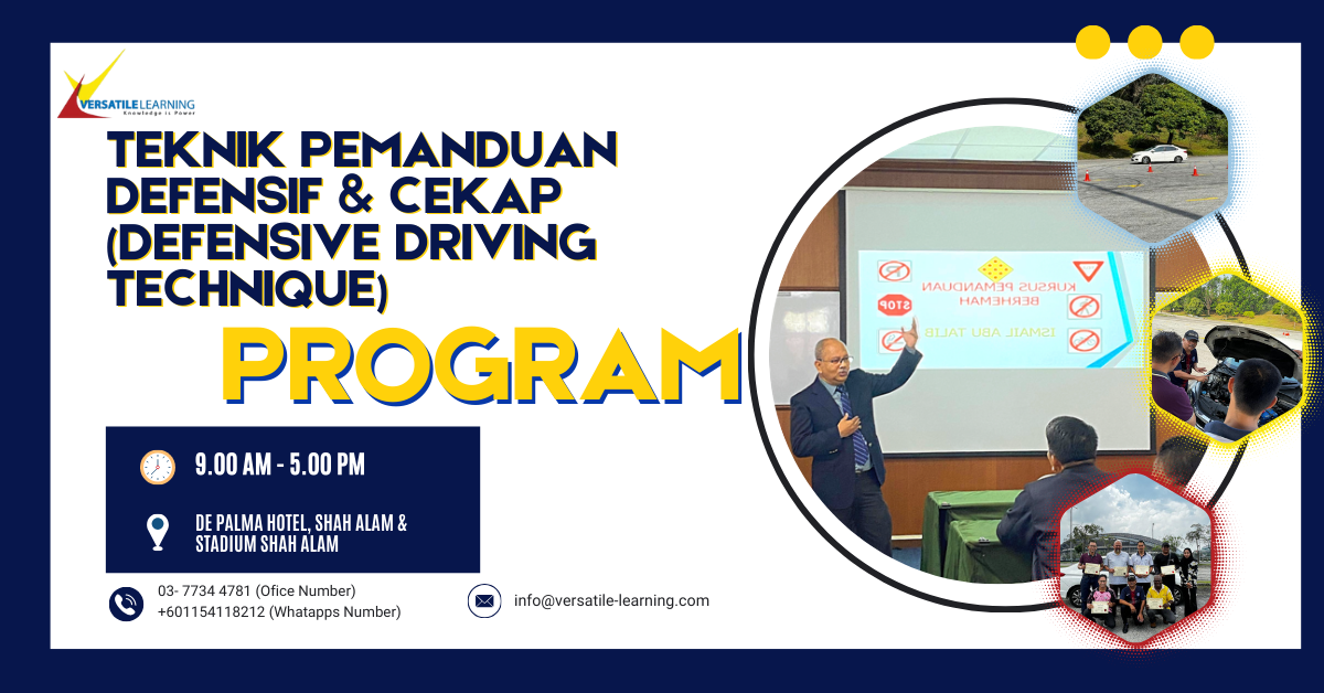 DVS 002 – Teknik Pemanduan Defensif & Cekap (Defensive Driving Technique), 26 & 27 October 2026