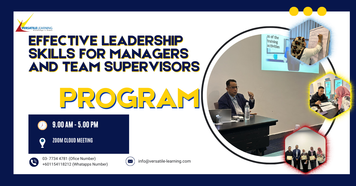 LDM 033- Effective Leadership for Manager and Team Supervisors, 23 November 2026