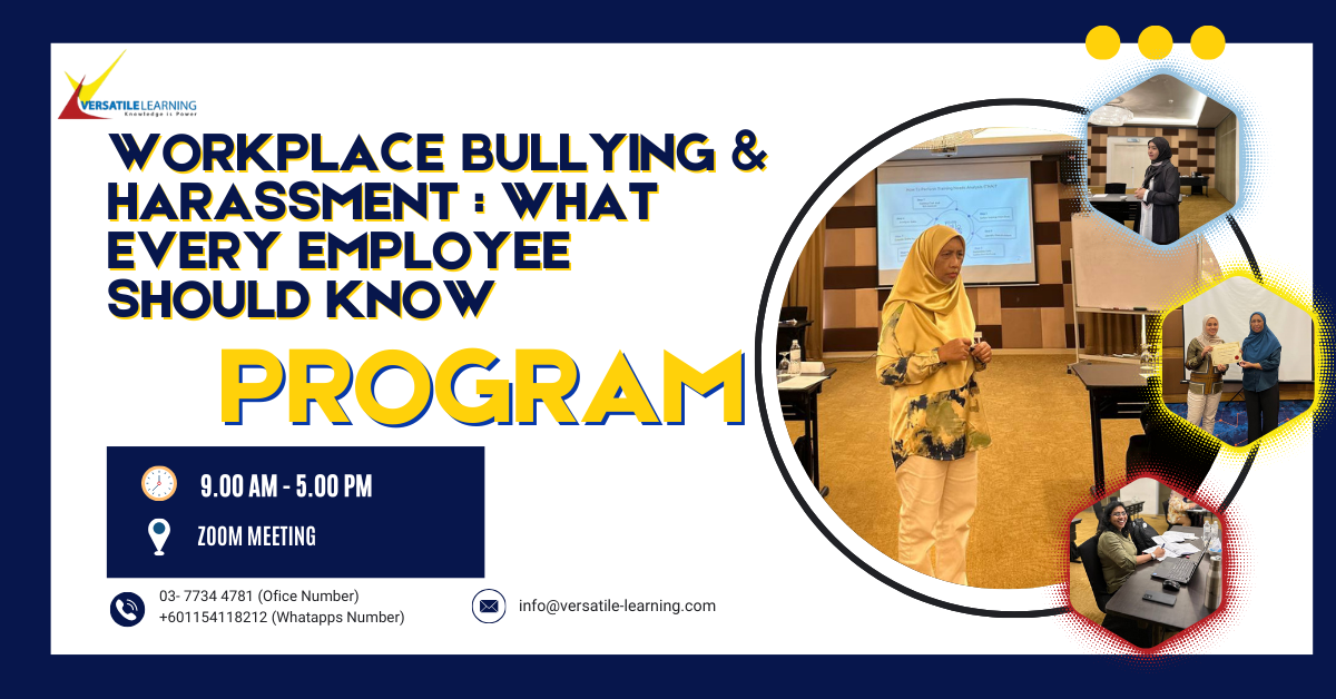SWP 004 – Workplace Bullying & Harassment : What Every Employee Should Know, 23 June 2026