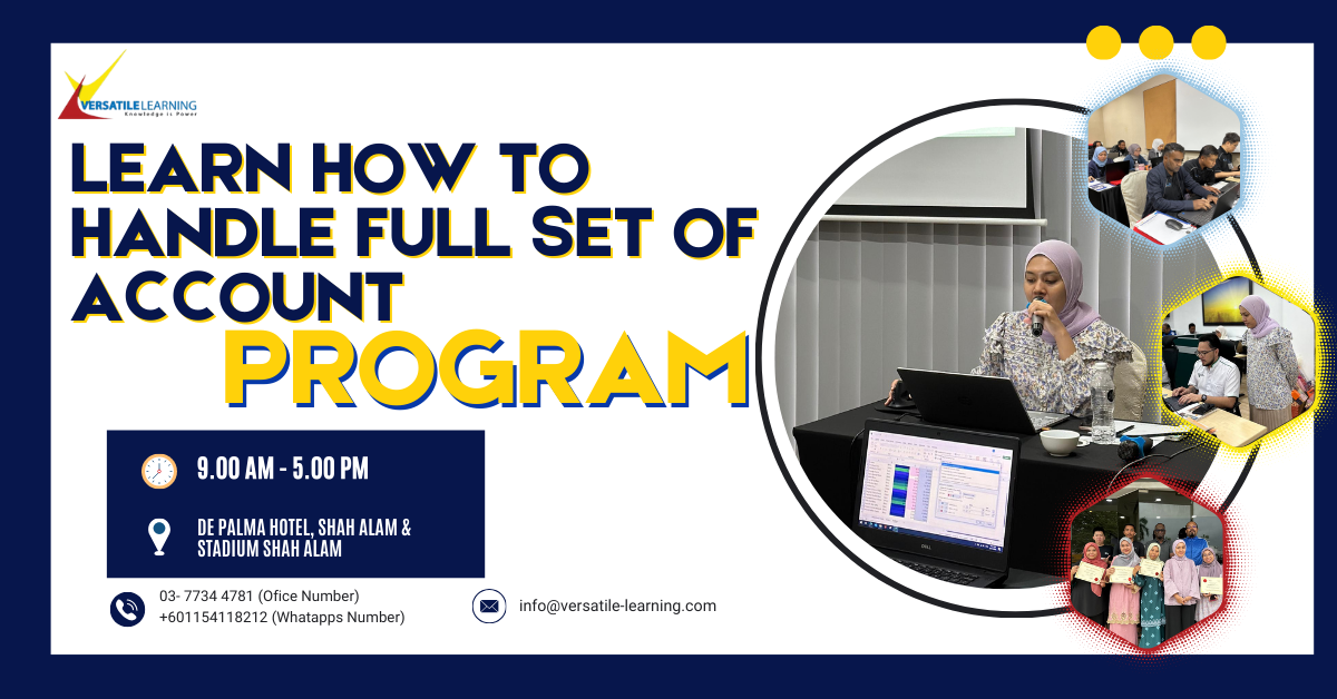 ACC 005 – Learn How to Manage Full Set of Account, 9 December 2026