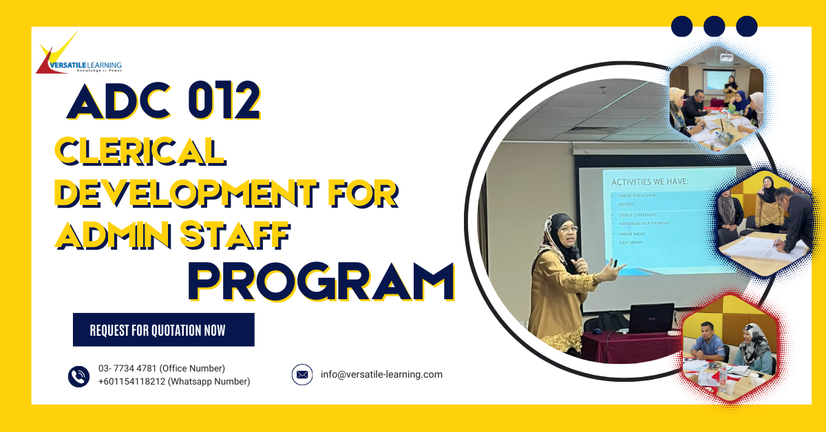 ADC 012 – Clerical Development for Admin Staff